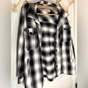 LUCKY BRAND ☘️ Plaid Flannel Shacket